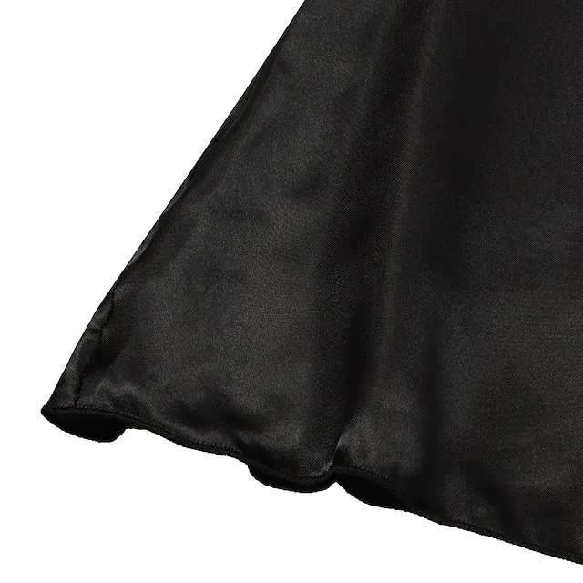 Women’s Pajamas Nightgown Dress Pjs Patchwork Fashion Comfort Soft Home Christmas Daily Satin V Wire Sleeveless Hole Summer Spring Black Wine 08de263d6513d0e7fbe5fa718aded23d