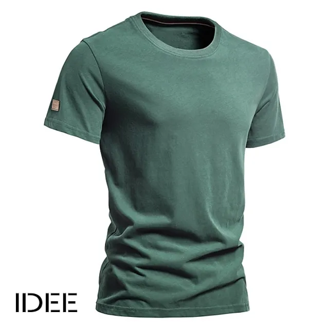 Men's T shirt Tee Long Sleeve Shirt Plain Crewneck Outdoor Daily Short Sleeves Clothing Apparel Fashion Streetwear Casual 4f81f4fa55d1c23b4677922ad0cb2ff2