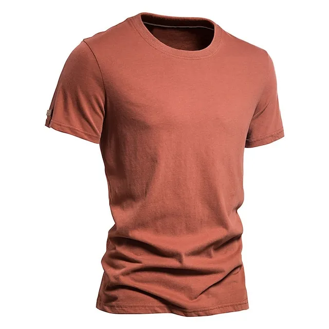 Men’s T shirt Tee Long Sleeve Shirt Plain Crewneck Outdoor Daily Short Sleeves Clothing Apparel Fashion Streetwear Casual 8265e23b5f4c9a1bad1623fe75a58cd9
