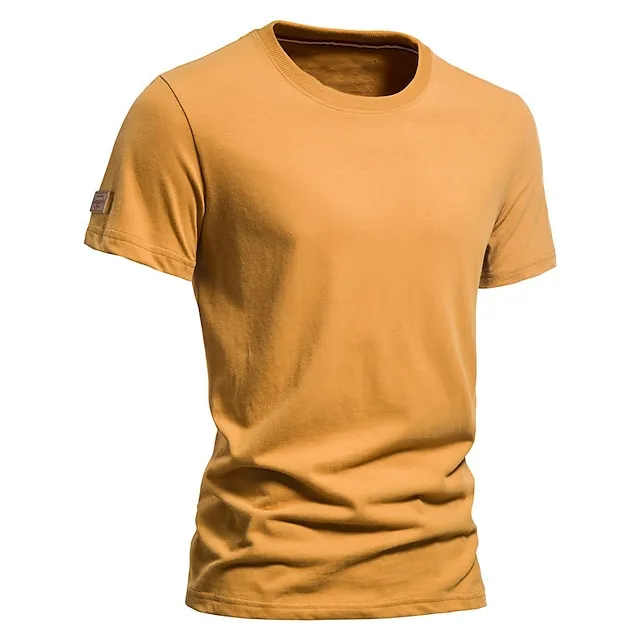 Men’s T shirt Tee Long Sleeve Shirt Plain Crewneck Outdoor Daily Short Sleeves Clothing Apparel Fashion Streetwear Casual bcd91cefc0ac817a09a8e4f8e970261b