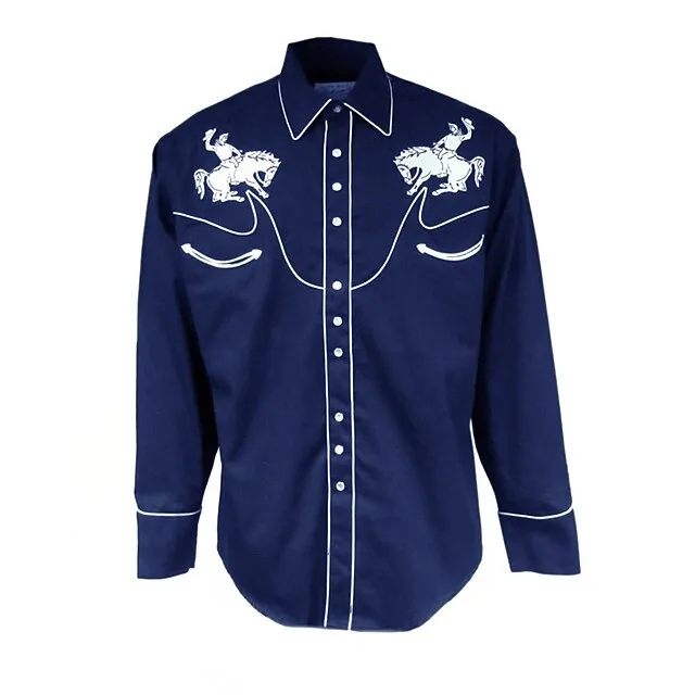 Men’s Shirt Western Shirt Graphic Prints Cowboy Turndown Black Red Blue Green Outdoor Street Long Sleeve Print Button-Down Clothing Apparel Sports Fashion Streetwear Designer 1b465f97bb0a4c1e4a36c1f8f6855850