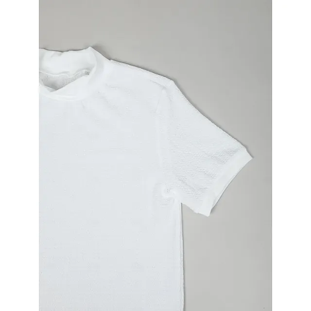 Men’s T shirt Tee Knit Tee Tee Top Plain Turtleneck Street Vacation Short Sleeves Knitting Clothing Apparel Fashion Designer Basic 7ae1a9e577429e3814b13c3886c94bf2