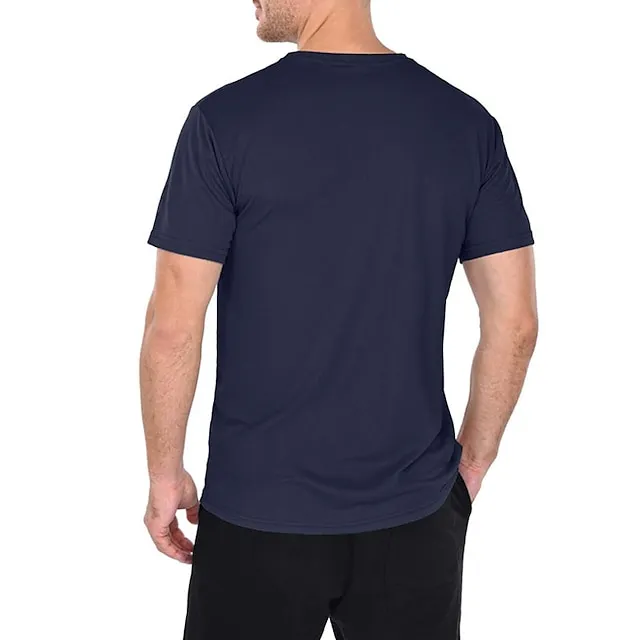 Men’s T shirt Tee Tee Top Plain Crew Neck Street Vacation Short Sleeves Clothing Apparel 5pcs Fashion Designer Basic a8125bb5ae1f260f218a5d715913c055