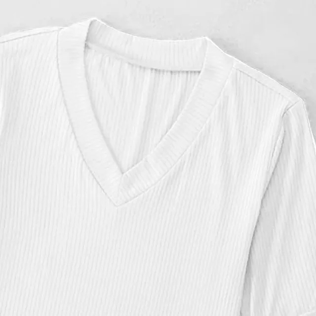 Men’s T shirt Tee Tee Top Plain Pit Strip V Neck Street Vacation Long Sleeve Clothing Apparel Fashion Designer Basic e8fde85fc86870056691c24dbcd5e0dd