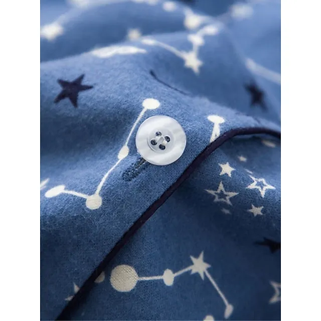 Women’s Pajamas Nightgown Nightshirt Dress Heart Grid / Plaid Simple Basic Casual Home Xmas Daily Cotton Breathable Lapel Long Sleeve Button Pocket Fall Winter White and green plaid-(extended 06173f7d15c0a4300d5c0ee0898fb173
