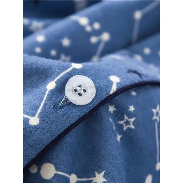Women’s Pajamas Nightgown Nightshirt Dress Heart Grid / Plaid Simple Basic Casual Home Xmas Daily Cotton Breathable Lapel Long Sleeve Button Pocket Fall Winter White and green plaid-(extended 487bb09ca3231b59a2a6a292f3b74e4d